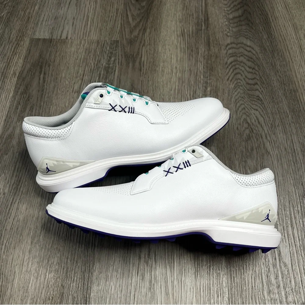 New Jordan ADG 5 White Grape Ice FQ7874-100 Golf Shoes Mens size‎ 9 Purple Nike